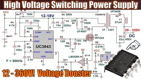 high voltage switching power supply.